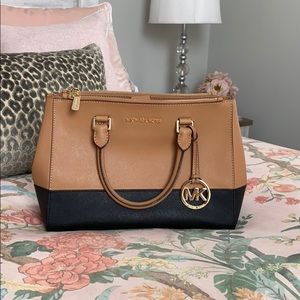 Michael Kors colorblock satchel
